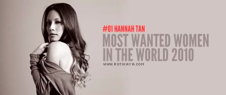 HANNAHTAN2010 Hannah Tan, Most Wanted Women In The World 2010 (Edisi Malaysia)