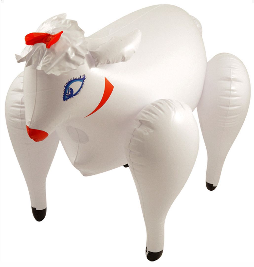 INFLATABLE ADULT ANIMAL SHEEP BLOW UP SEXY GIFT STAG NIGHT HEN PARTY