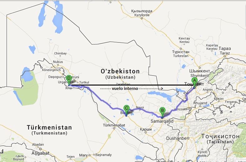 UZBEKISTAN 2014, las 1001 noches en solo 7 - Blogs of Uzbekistan - preparativos y llegada a Tashkent (3)