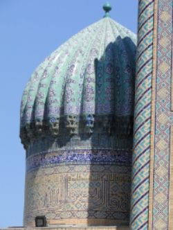 UZBEKISTAN 2014, las 1001 noches en solo 7 - Blogs de Uzbekistan - SAMARCANDA: Registán, Bibi Janym, y necrópolis Sha I Zinda (5)