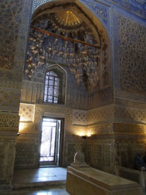 UZBEKISTAN 2014, las 1001 noches en solo 7 - Blogs of Uzbekistan - SAMARCANDA: Mezquita Gur Emir, barrio viejo y observatorio Ulug Bek (2)