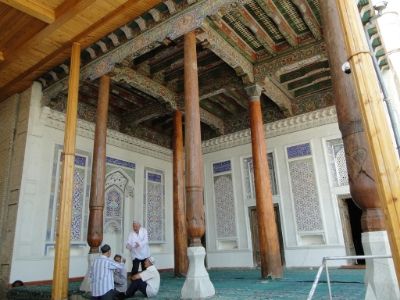 UZBEKISTAN 2014, las 1001 noches en solo 7 - Blogs de Uzbekistan - SAMARCANDA: Mezquita Gur Emir, barrio viejo y observatorio Ulug Bek (6)