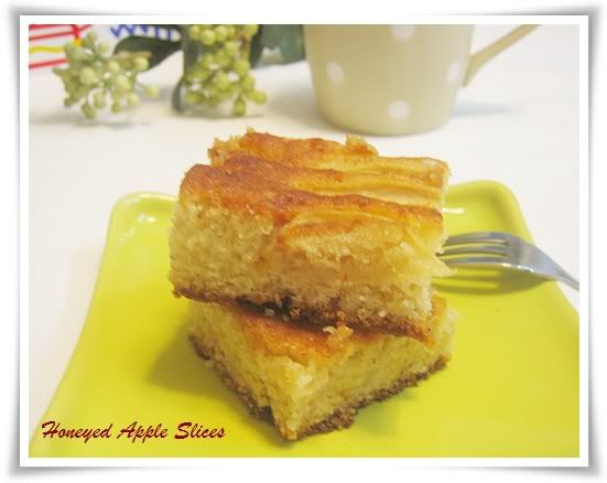 honeyed apple slices
