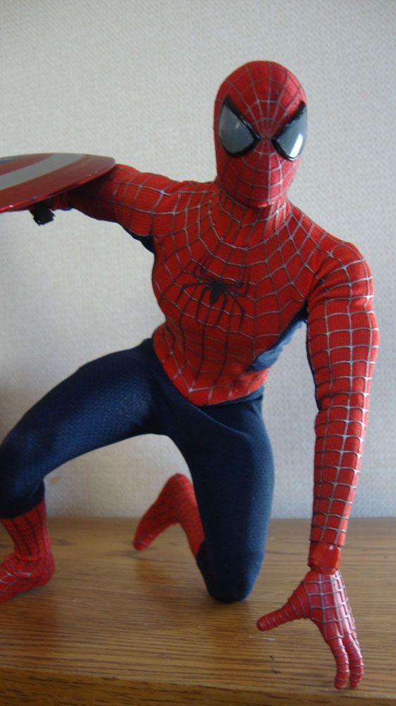 spider man head toy