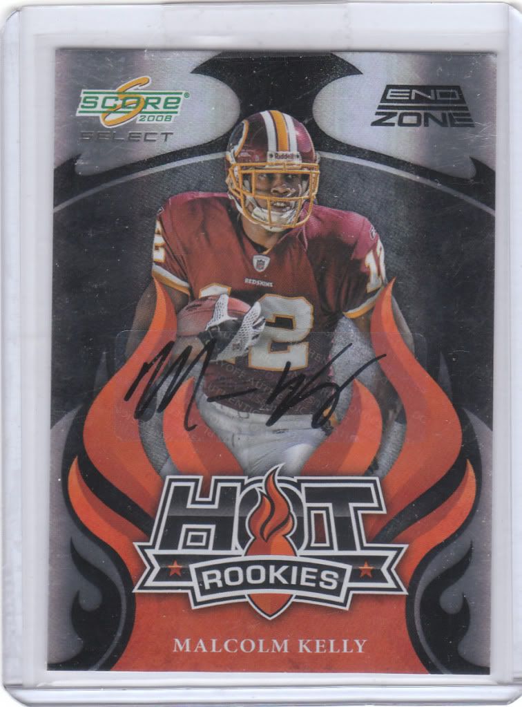 malcolm kelly hot rookie auto /6 (c) adfan21 constatari auto sector 6