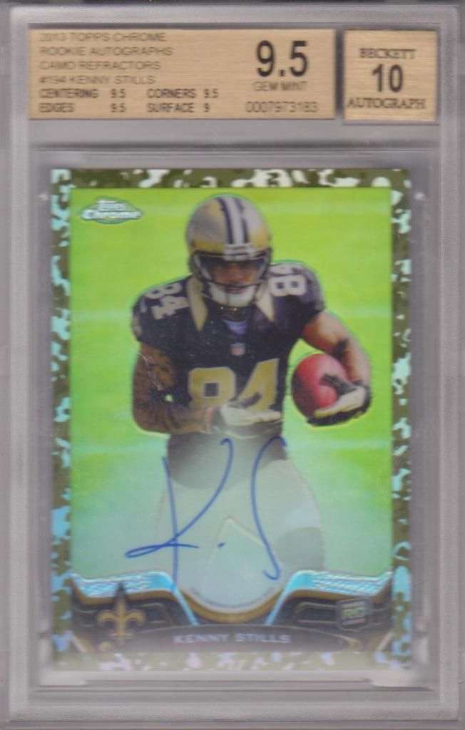 number 84 photo: KENNY STILLS TOPPS CHROME CAMO GRADED 9.5 WITH 10 AUTO 84/99 JERSEY NUMBER kennystills001_zpsa008f748.jpg
