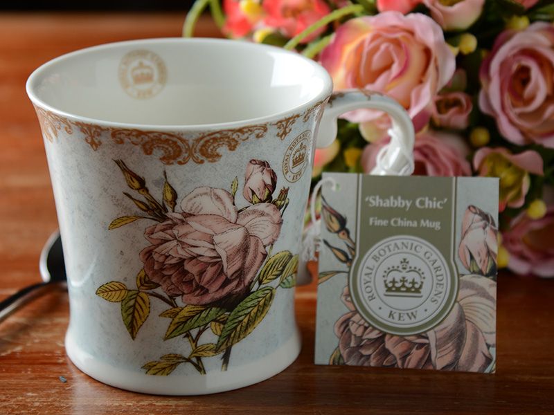 kew gardens shabby chic blue fine china tankard mug ebay kew gardens shabby chic blue fine china tankard mug ebay