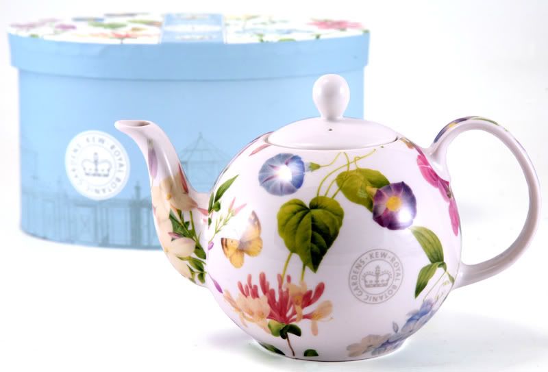 ROYAL BOTANIC GARDENS KEW Redoute Meadow 6 CUP FINE CHINA TEAPOT In