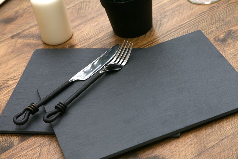 Set of 6 HIGH QUALITY 100 NATURAL SLATE Placemats NEW eBay