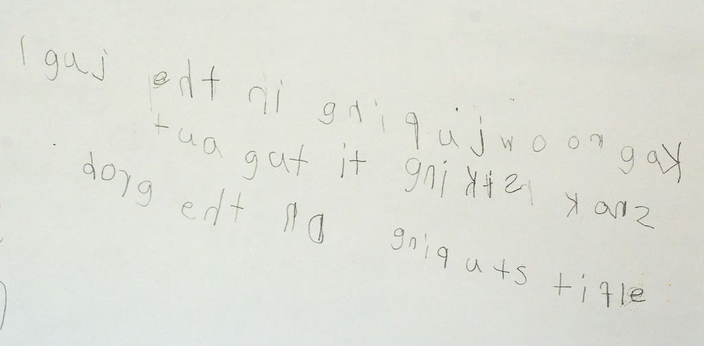 2nd grader mirror writing Mothering Forums
