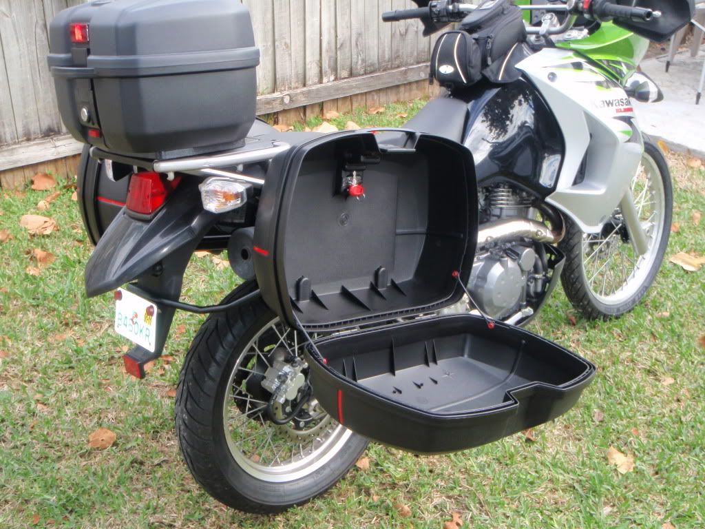 08 KLR650 Givi bags, Sargent seat, laminar lip Adventure Rider