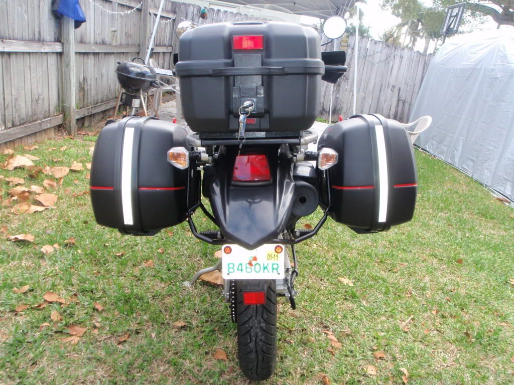 08 KLR650 Givi bags, Sargent seat, laminar lip Adventure Rider