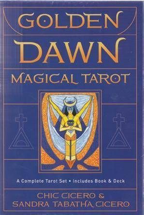 GOLDEN DAWN MAGICAL TAROT CARDS DECK BOOK SET CHIC CICERO ESOTERIC ...