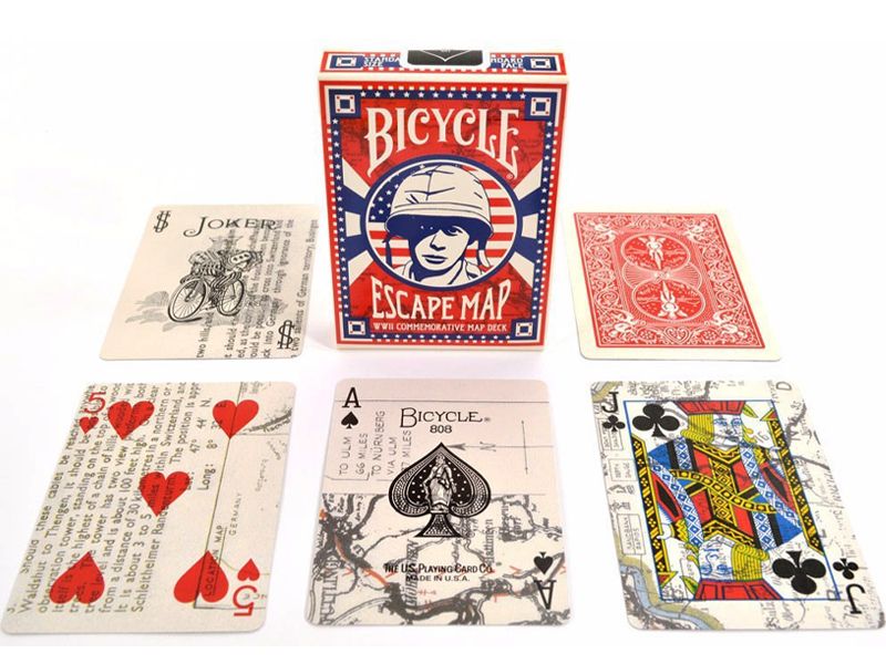 BICYCLE ESCAPE MAP PLAYING CARDS DECK MILITARY WW2 WORLD WAR II ... - Escape 2