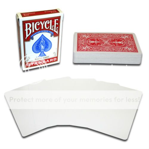 Beautiful 100 Blank Card Deck Trick