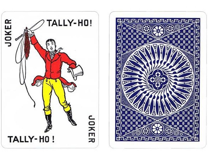 bicycle tally ho circle cards deck standard index linoid finish blue usa ebay bicycle tally ho circle cards deck standard index linoid finish blue usa ebay