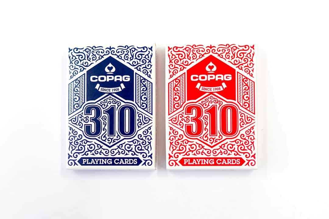12 DECKS COPAG 310 POKER CARDS STANDARD INDEX 6 BLUE 6 RED NEW