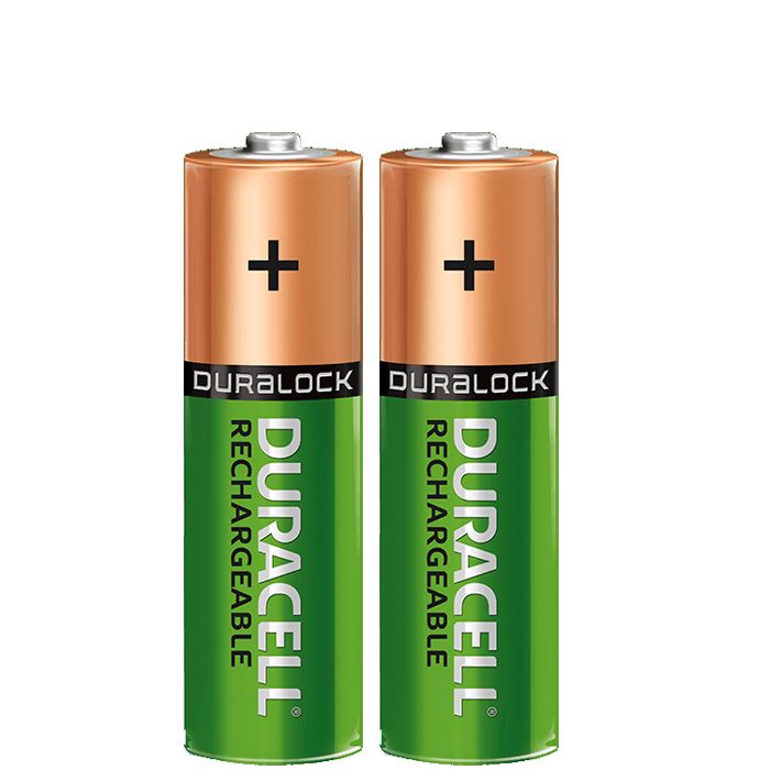8 x AA Duracell 2500 mAh Duralock kompakt Schnell Ladegerät