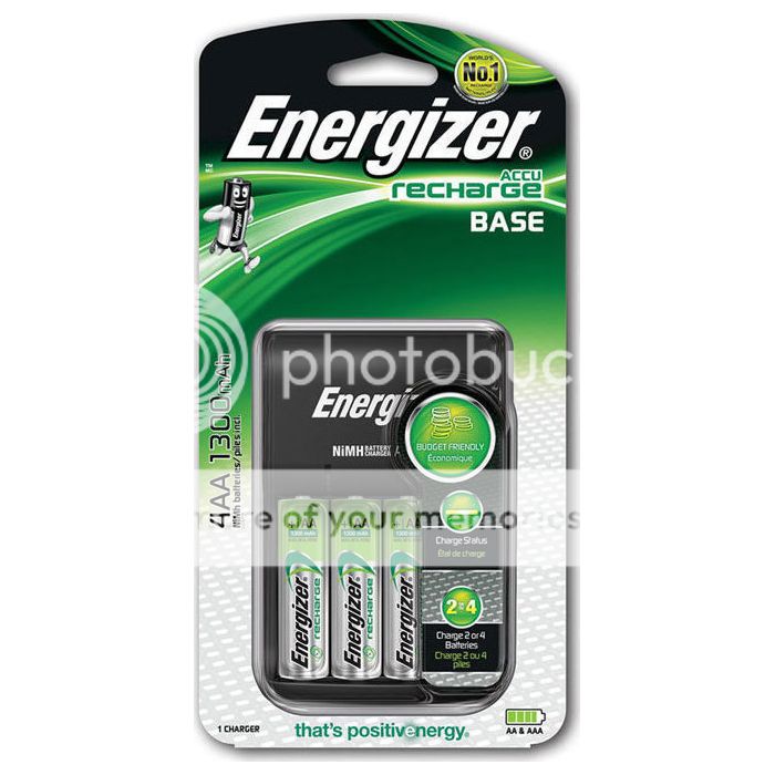 Energizer Accu Recharge Base Charger For Aaa Aa Aa Mah