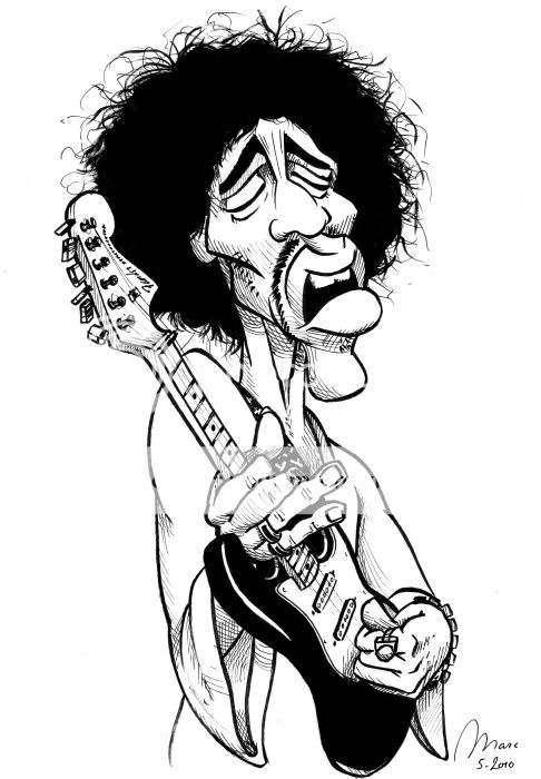 Jimi Hendrix Cartoon Pictures, Images & Photos | Photobucket