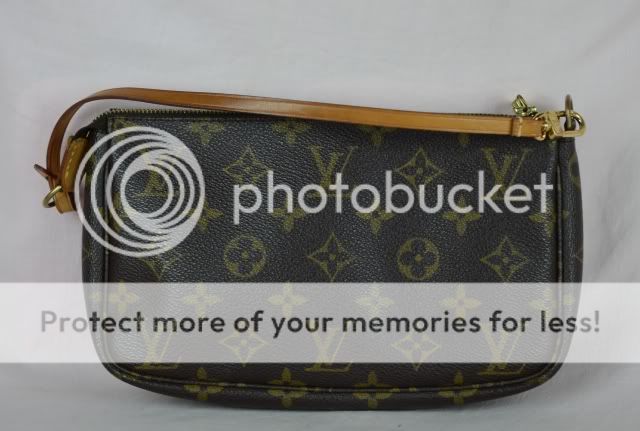 Authentic LOUIS VUITTON Monogram Pochette accessories  