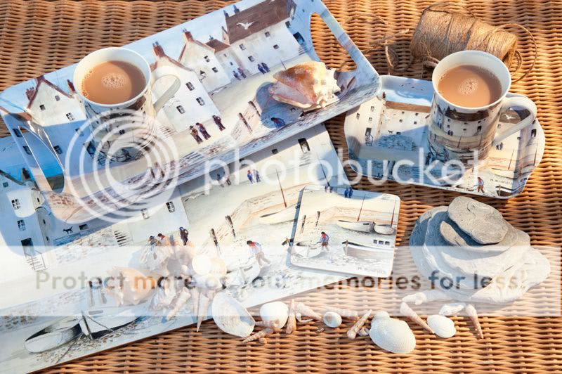 Set of 6 Cornish Harbour Placemats Table Mats 6 Coasters Creative Tops