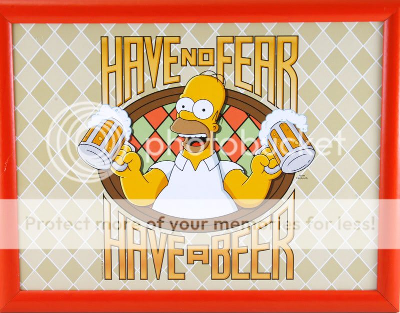 HOMER SIMPSON Have No Fear,Have A Beer LAPTRAY Lap Tray  
