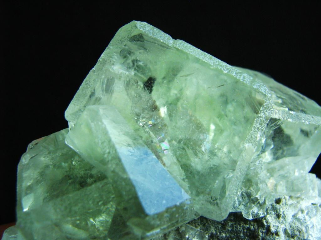 Clear Green Fluorite Mineral Display Specimen  